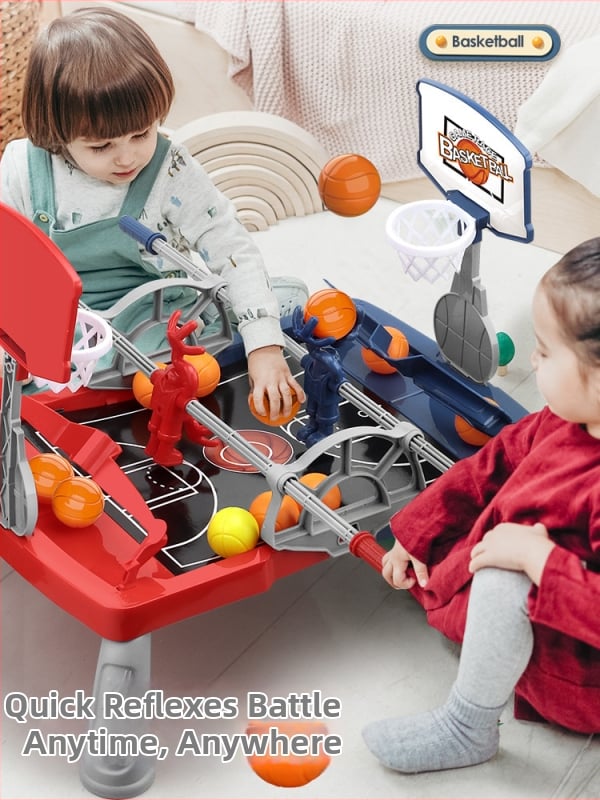 Műanyag asztali kosárlabda játék – asztali kosárlabda játék, 4–6, 7–14 és 15–35 éveseknek