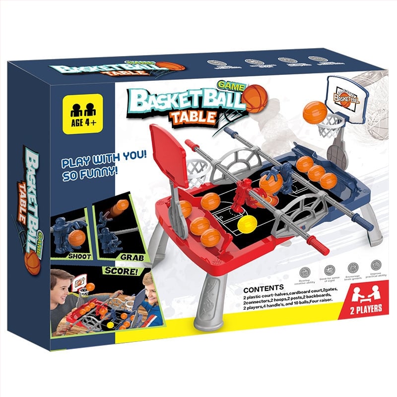 Műanyag asztali kosárlabda játék – asztali kosárlabda játék, 4–6, 7–14 és 15–35 éveseknek