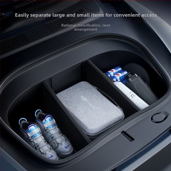 Bjbt elülső csomagtartó elválasztó Tesla Model Y-hez – TPES anyag, Modell: Divider, Engedélyezett magánmárka