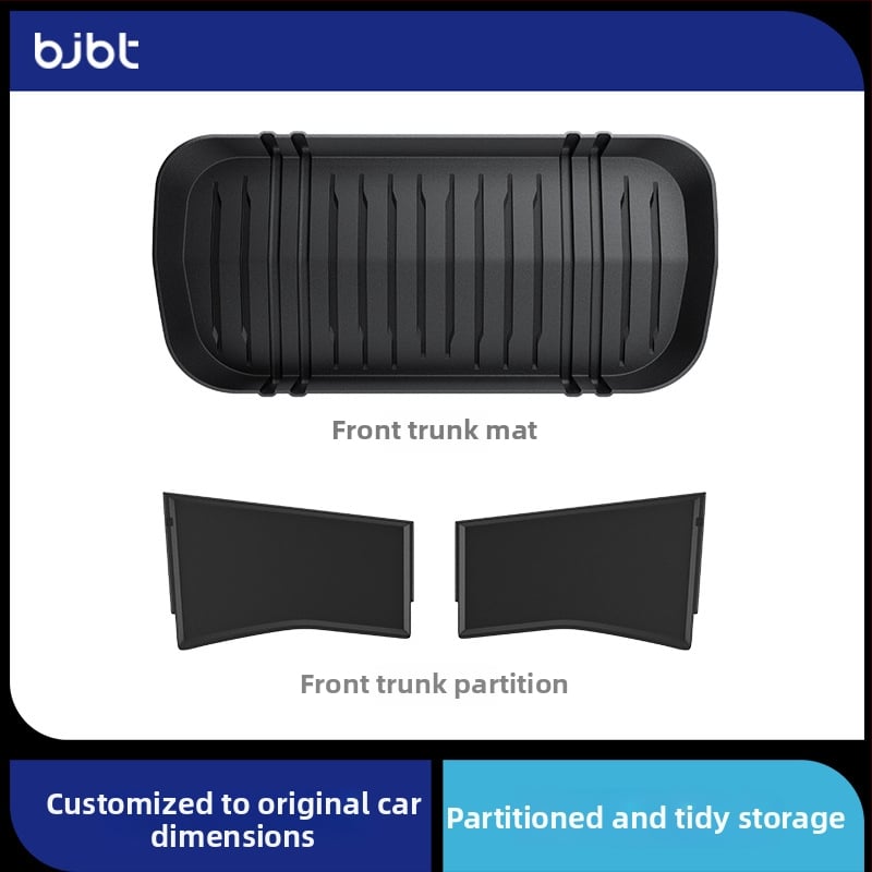 Bjbt elülső csomagtartó elválasztó Tesla Model Y-hez – TPES anyag, Modell: Divider, Engedélyezett magánmárka