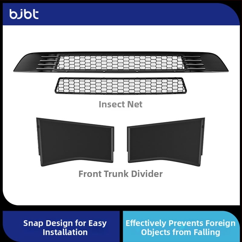 Bjbt elülső csomagtartó elválasztó Tesla Model Y-hez – TPES anyag, Modell: Divider, Engedélyezett magánmárka