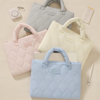 Laptop torbica — izuzetno lagana, otporna na udarce, kompaktna za pohranu; vanjski najlon, unutarnja podstava od poliestera; gradski minimalistički stil.