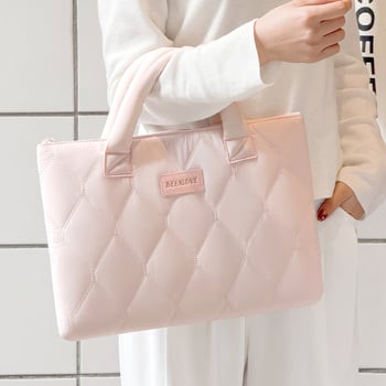 Laptop torbica — izuzetno lagana, otporna na udarce, kompaktna za pohranu; vanjski najlon, unutarnja podstava od poliestera; gradski minimalistički stil.