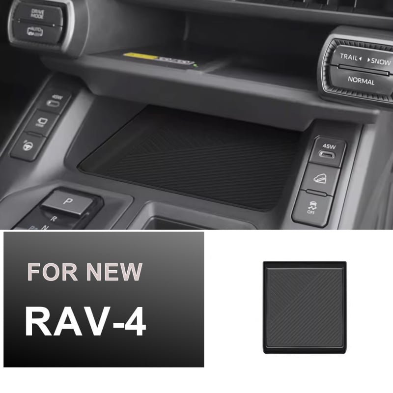 Szilikon váltópanel védő Toyota RAV4 26. generáció – középső konzol anti-slip tárolópad és pohártartó