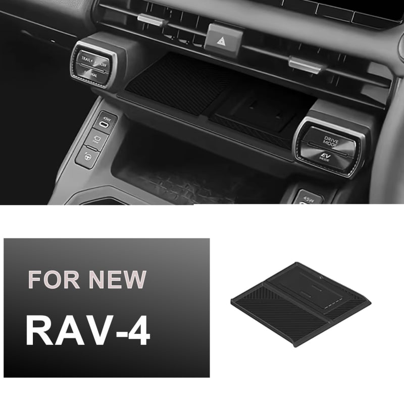 Szilikon váltópanel védő Toyota RAV4 26. generáció – középső konzol anti-slip tárolópad és pohártartó