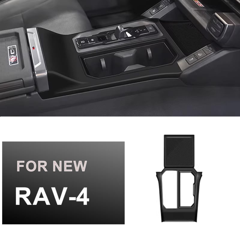 Szilikon váltópanel védő Toyota RAV4 26. generáció – középső konzol anti-slip tárolópad és pohártartó