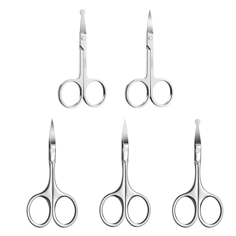 Szemöldök- és orrszőr vágó – rozsdamentes acél, vízálló, korrózióálló, szalon használatra, Bodybuilding Research