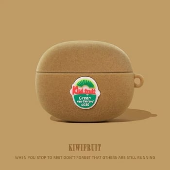 AirPods Pro 3 védőtok, kiwi dizájn, szilikon, rajzfilm stílus, lenyomat