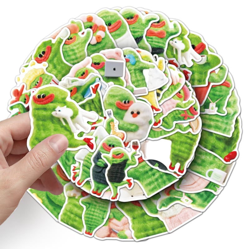 Shiqin Képregény-stílusú matricák — 50 db, vízálló, öntapadós, offset nyomtatás