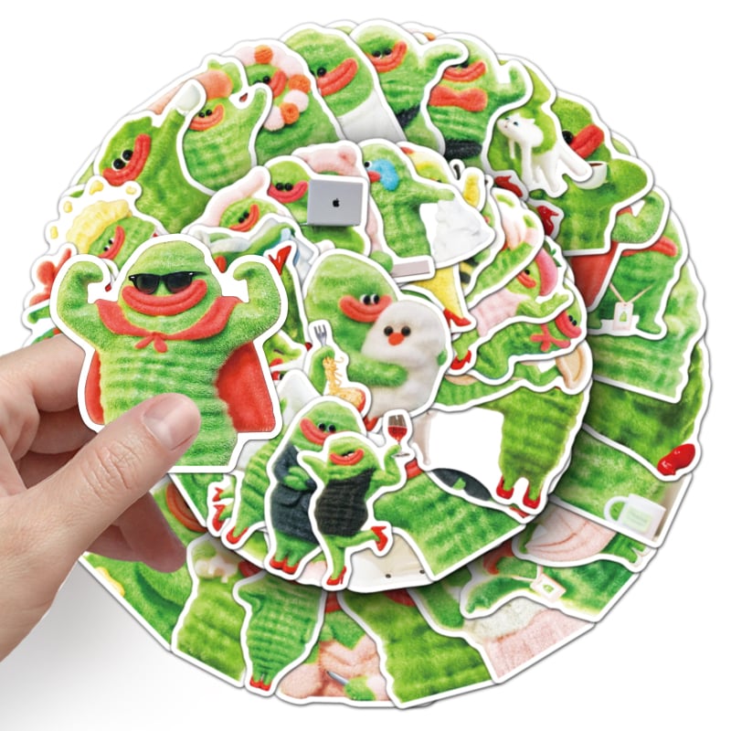 Shiqin Képregény-stílusú matricák — 50 db, vízálló, öntapadós, offset nyomtatás