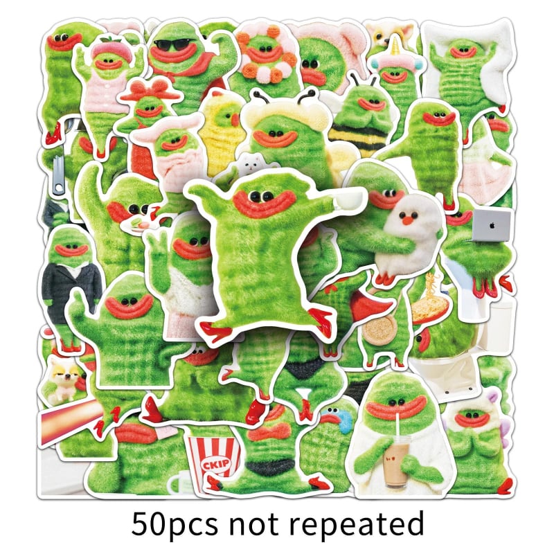 Shiqin Képregény-stílusú matricák — 50 db, vízálló, öntapadós, offset nyomtatás