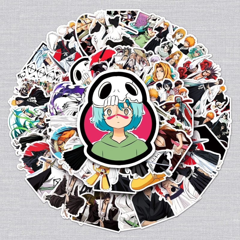 Death Graffiti matrica készlet, 50 lap, vízálló, DIY személyre szabáshoz telefontokhoz, gördeszkára és poggyászra, ofszet nyomtatás