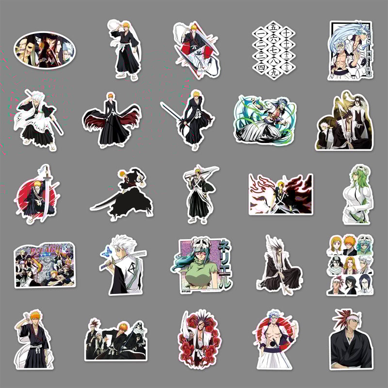 Death Graffiti matrica készlet, 50 lap, vízálló, DIY személyre szabáshoz telefontokhoz, gördeszkára és poggyászra, ofszet nyomtatás