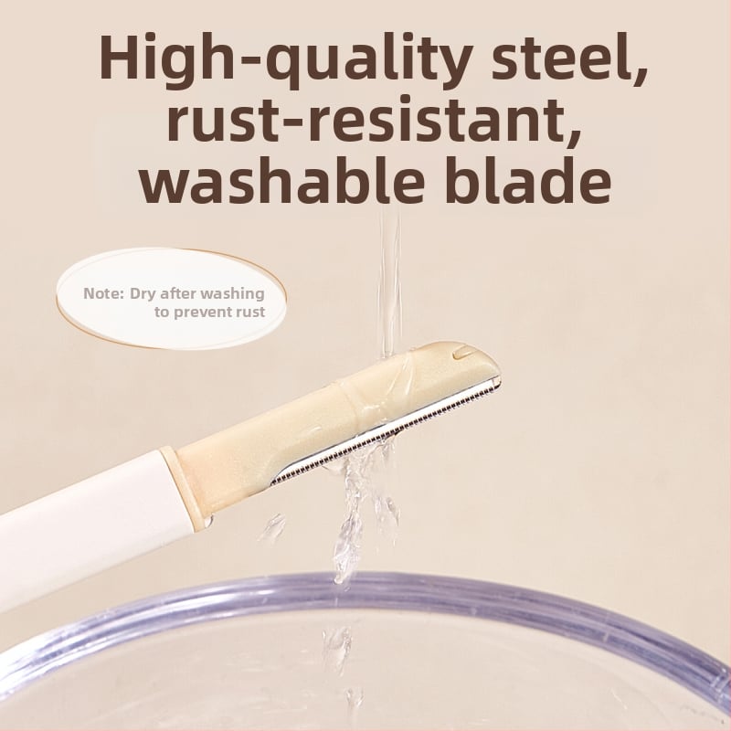 Life Girls Szemöldök-trimmer, dupla fejű, hordozható, karcolásálló, kezdőknek biztonságos, rozsdamentes acél pengével