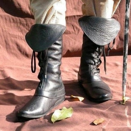 Martin csizmák férfiaknak, középmagas, fűzős, kerek orrú, lapos sarok, PU felsőrész