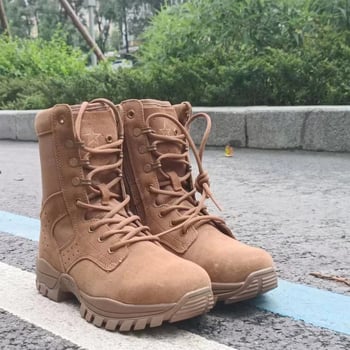 Magas szárú bakancs, gumi talp, vízálló, légáteresztő, könnyű EVA belsőbetét