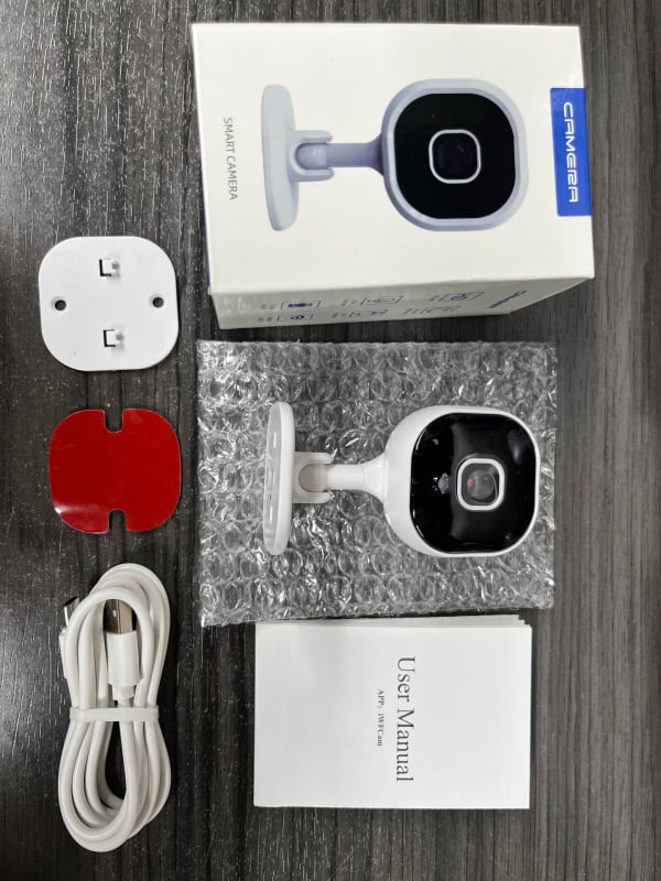 A3 négyszögletes kétirányú HD okos kamera Wi-Fi belső megfigyeléshez IR