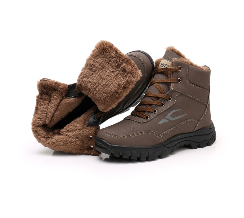 Férfi havas csizma - vízálló, csúszásmentes, meleg szigetelés, PU felsőrész, gumi talp