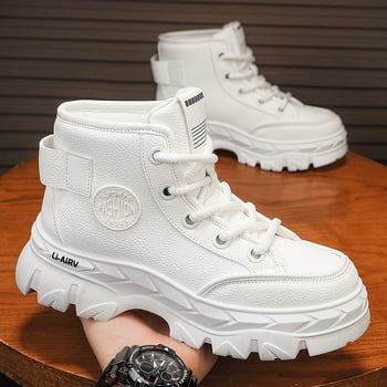 Martin csizmák PU felsővel, gumírozott talppal, kerek orrú, injektált formázott talp