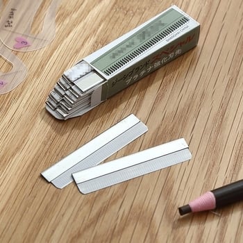 Szemöldöknyíró – rozsdamentes acél, márka nélküli, általános használatra, professzionális sminkeszköz