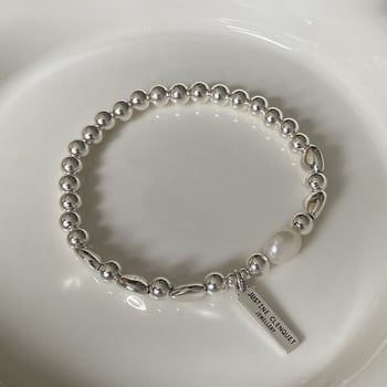 Barokk réz gyöngy karkötő, női stílus, elektroplattolt felület, Curtain Path, utazási emlék ajándék