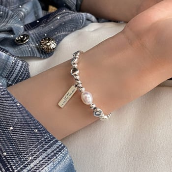 Barokk réz gyöngy karkötő, női stílus, elektroplattolt felület, Curtain Path, utazási emlék ajándék