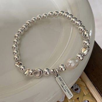 Barokk réz gyöngy karkötő, női stílus, elektroplattolt felület, Curtain Path, utazási emlék ajándék