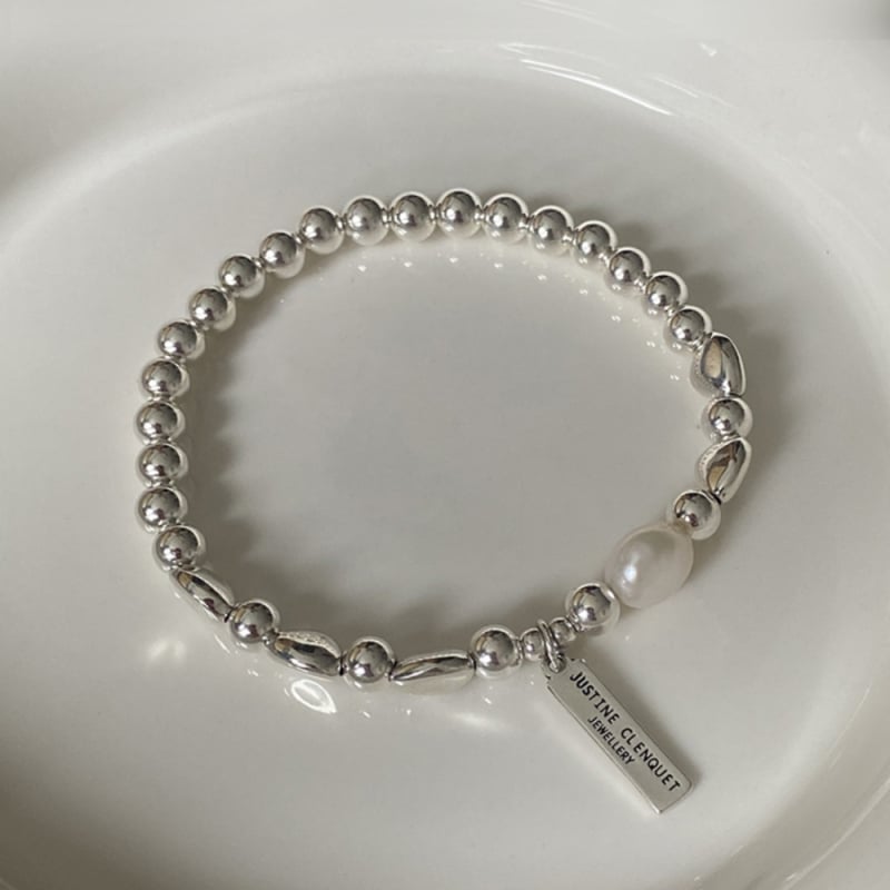 Barokk réz gyöngy karkötő, női stílus, elektroplattolt felület, Curtain Path, utazási emlék ajándék