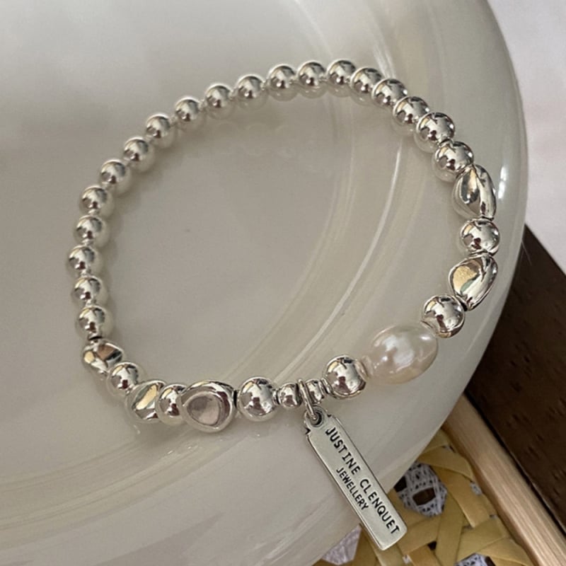 Barokk réz gyöngy karkötő, női stílus, elektroplattolt felület, Curtain Path, utazási emlék ajándék