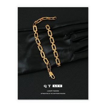 Réz karkötő elektrolitikus bevonattal, Qiting márka, női stílus, geometrikus dizájn