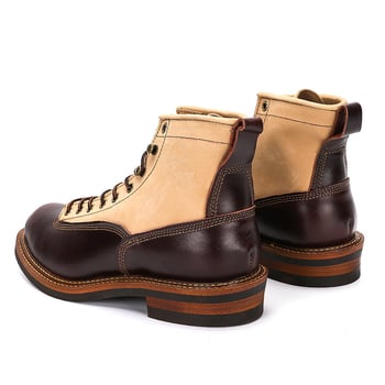 Férfi Martin bakancs - Felső anyag: Valódi bőr; Talpabetét anyaga: EVA; Belső anyag: Valódi bőr; Orr formája: Kör; Sarokmagasság: Alacsony 1-3 cm
