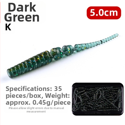 Bear King Mäkká nástraha s ihlovým chvostom – umelá nástraha pre bass, tilapia a sunfish