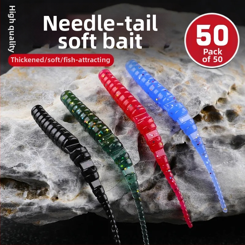 Bear King Mäkká nástraha s ihlovým chvostom – umelá nástraha pre bass, tilapia a sunfish