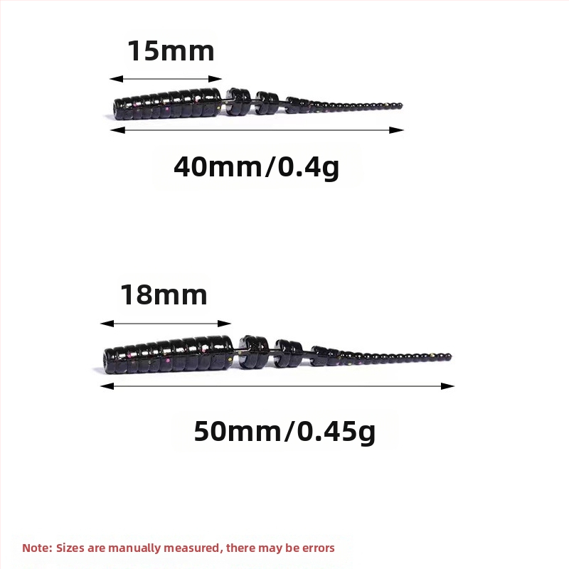 Bear King Mäkká nástraha s ihlovým chvostom – umelá nástraha pre bass, tilapia a sunfish