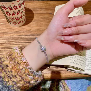 Réz karkötő, elektroplatírozott bevonat, női stílus, geometriai mintázat, Han Jue márka