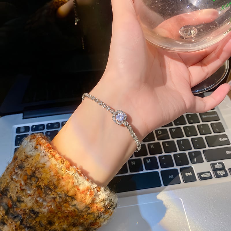 Réz karkötő, elektroplatírozott bevonat, női stílus, geometriai mintázat, Han Jue márka