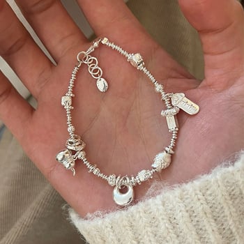 RONERAI kord karkötő – elektroplatinált kivitel, női stílus, személyes trend, 2025 tavaszi debütálás, kéz ékszer