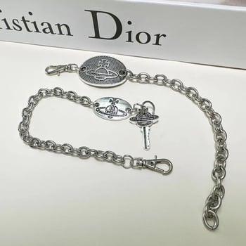 Bolygó motívumú kulcstartó karkötő, női könnyű luxus stílus, ötvözet, elektroplatírozás