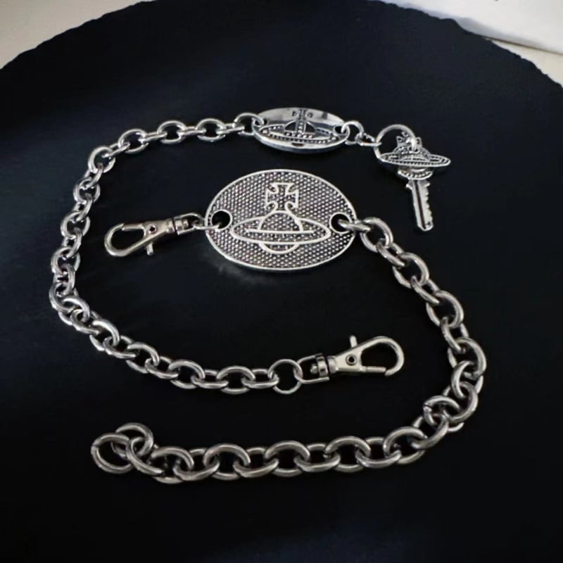 Bolygó motívumú kulcstartó karkötő, női könnyű luxus stílus, ötvözet, elektroplatírozás