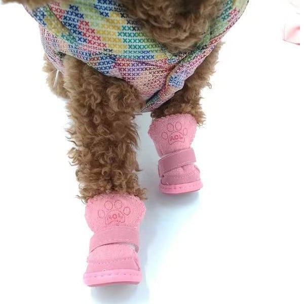 Háziállatcipő - Csúszásmentes, meleg PU anyag, rajzfilm stílus, univerzális illeszkedés