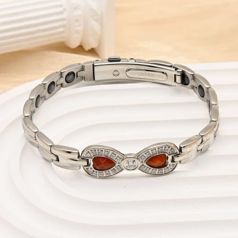 Titánacél karkötő elektroplattált felülettel, női személyes stílus — eredet Dongguan