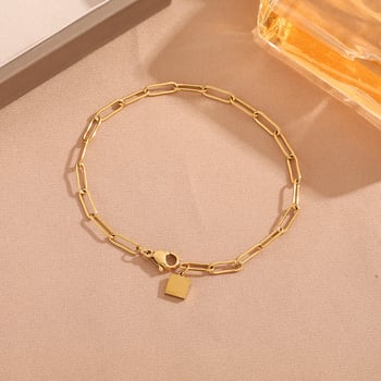 Karkötő - titánacél - elektroplakálás - Shun Aojia - uniszex egyszerű geometriai dizájn