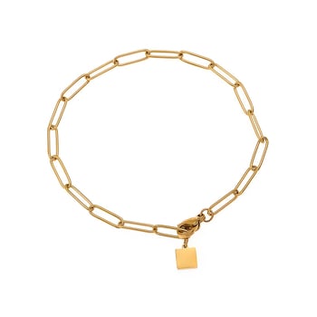 Karkötő - titánacél - elektroplakálás - Shun Aojia - uniszex egyszerű geometriai dizájn