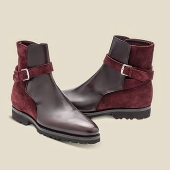 Martin csizmák férfiaknak, alacsony sarok (1–3 cm), hegyes orr, PU felsőrész, gumi talp