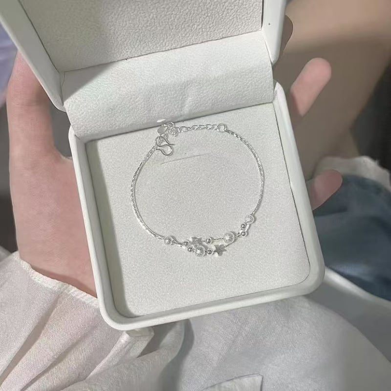 Csillag alakú karkötő, uniszex, minimalist stílus, cink ötvözet, galvanizált bevonat