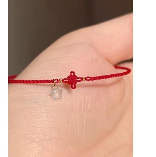 Ötvözetből készült karkötő — kézzel kötött, ötágú csillag motívum, női retro geometriai stílus, elektroplátolt felület