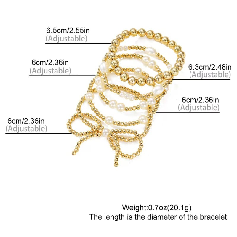 Bowknot karkötő műgyöngyökkel, elektroplatált fémcsövek, francia vintage stílus, kézhez tartozó kiegészítők