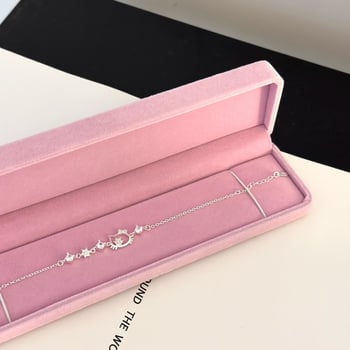 Koreai stílusú zirkónium macskamotívumos karkötő, réz alapú, elektropácolás felülettel, női kézhez illő ékszer, 2025 téli kollekció