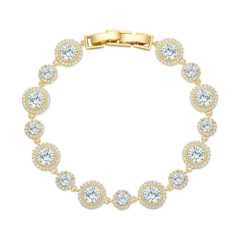 ANGEL GIRL karkötő, geometrikus forma, réz-arany bevonat, elektroplakálás, női könnyű luxus stílus