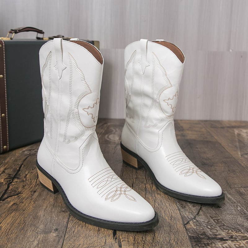 Férfi Martin csizmák, felsőrész valódi bőr, gumi talp, kerek orr, alacsony, vast sarok